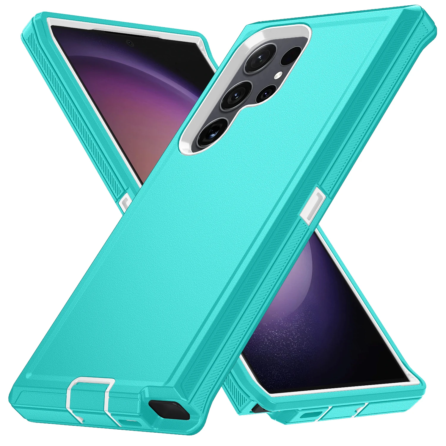 Armor Shockproof Defender Phone Case with Hard PC+TPU Back Cover