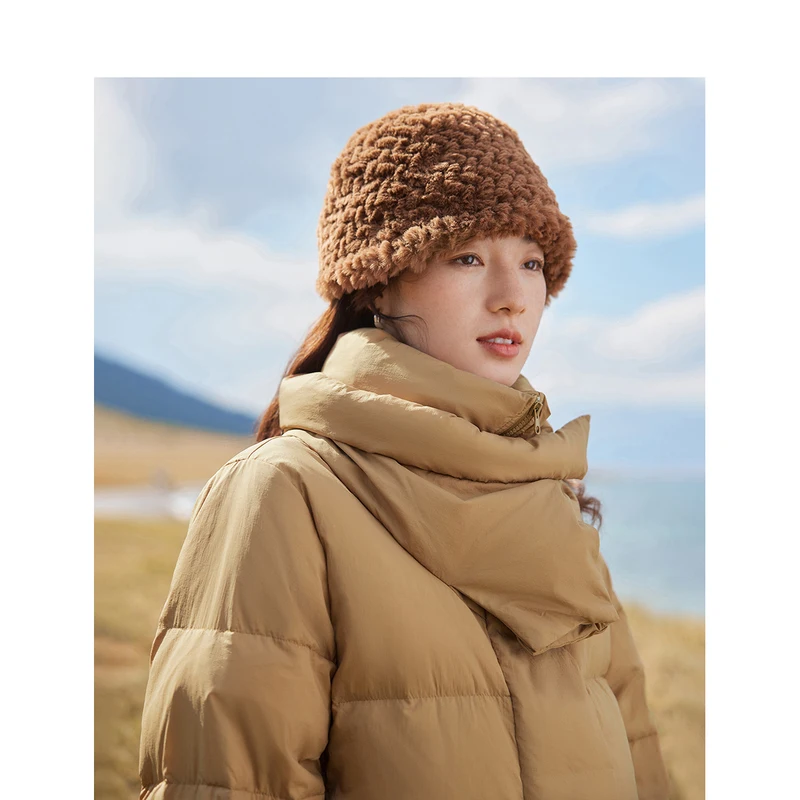 INMAN Women Down Jacket 2023 Winter Long Sleeve Windproof High Collar Design Loose Thick Coat Fashion Versatile Warm Outwear