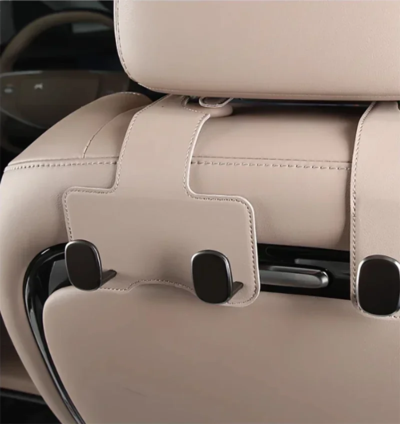 Car Mounted Rear Seat Hooks Suitable for Xpeng X9 G6 G9 MONA03 Interior Seat Modification Car Interior Accessories