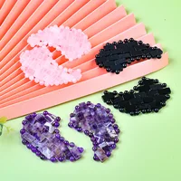 Natural Jade Mini Crystal Eye Mask Rose Quartz Amethyst Eye Mask For Relieve Eye Fatigue Cold Therapy Facial Lifting Skin Care 2