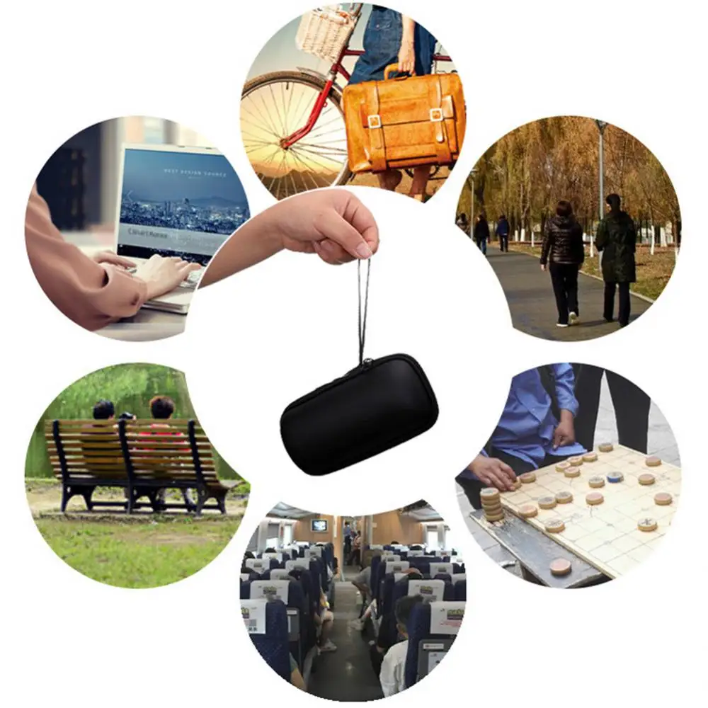 Black High Borosilicate Glass Tea Cup 1 Pot 4 Cups Travel Tea Set with Outdoor Portable Bag Teapot Removable Filter Cup