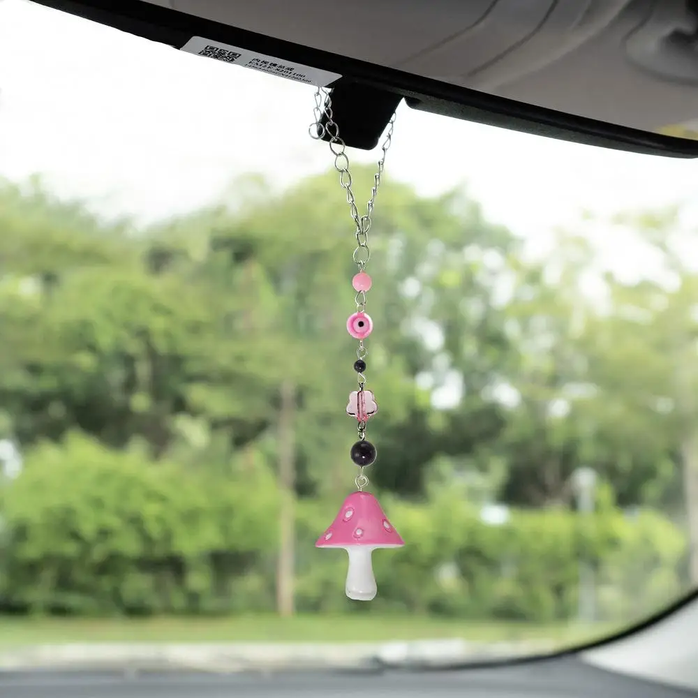  Rear View Mirror Accessories,Cute Car Accessories  Aesthetic,Handmade Knitted Rear View Mirror Pendant Ornament,Kawaii Car  Decor， for Car Cecorations Home Decorative Pendantscar Decorations :  Automotive