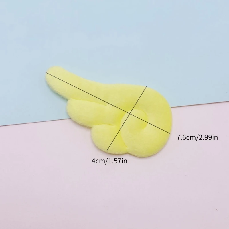 10pcs Plush Angel Wing DIY Hair Clip Accessories for Clothing &Keychain wing appliques