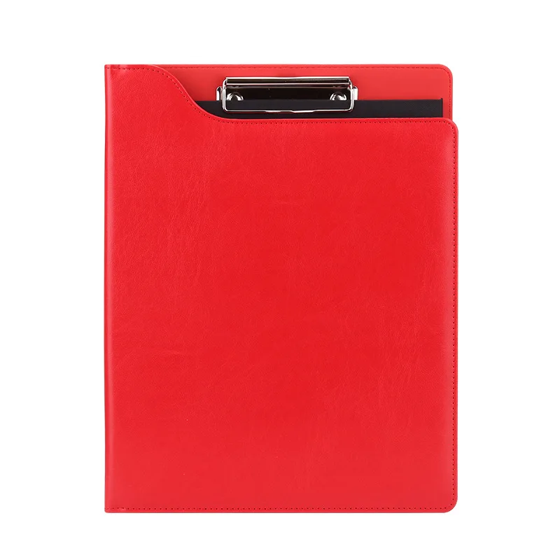 Name A4 Multifunctional Folder Pu Leather Management Contract Signing Cushion Board Business Board Hard Shell File Cover