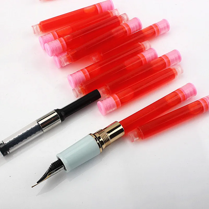 Elegant Black & Blue Fountain Pen Ink Cartridges - 30 Pack