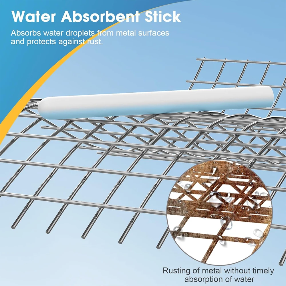 Drying Rod Stick Diatomite Moisture Absorbing Stick Clean Water Absorption Rod Diatomite Earth Desiccant For Laundry