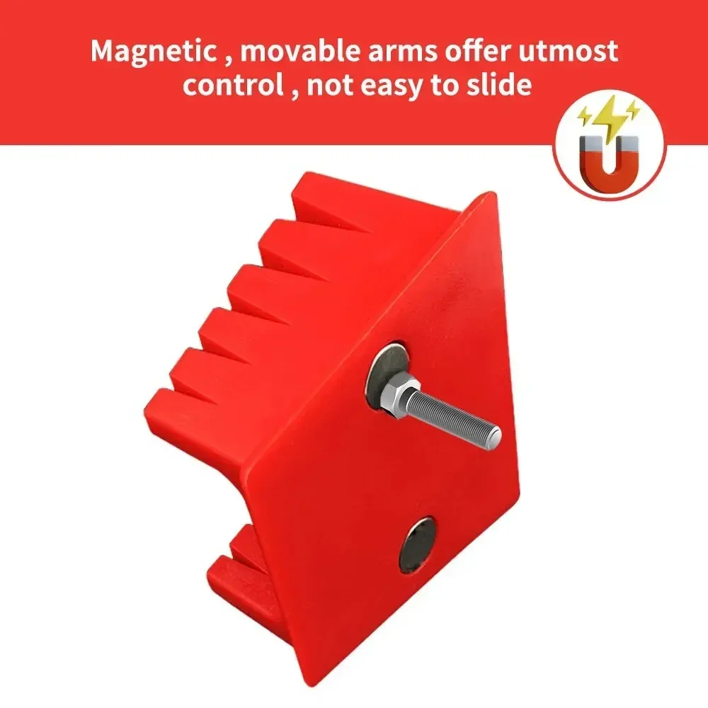 3D Printer Parts Welding Soldering Station Wire Fixture Two Large Suction Magnets Bracket Welding Table Clamp for Motherboard magnetic welding holders welding accessories clamp soldering stand magnetic welding fixer welding electrode clamp