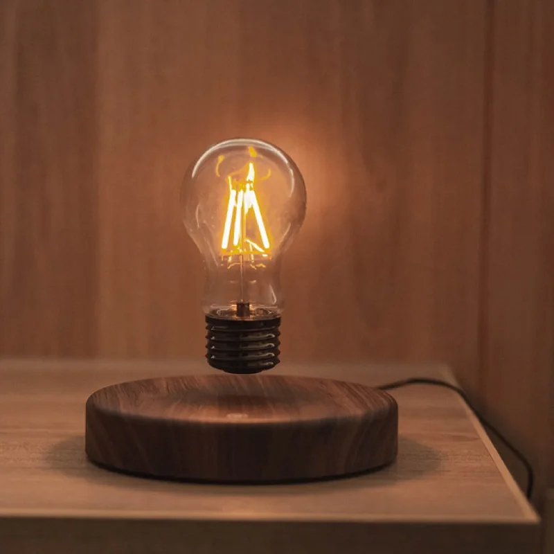 

Maglev Name Extravagant Table Lamp Retro Home Living Room Study Porch Desk Magnetic Levitation Light Bulb Ornament