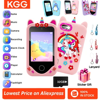 Telefono giocattolo con fotocamera per bambini, oltre 40 giochi, touchscreen, giocattolo educativo per bambini e bambine dai 3 ai 12 anni, lettore MP3, regalo di compleanno