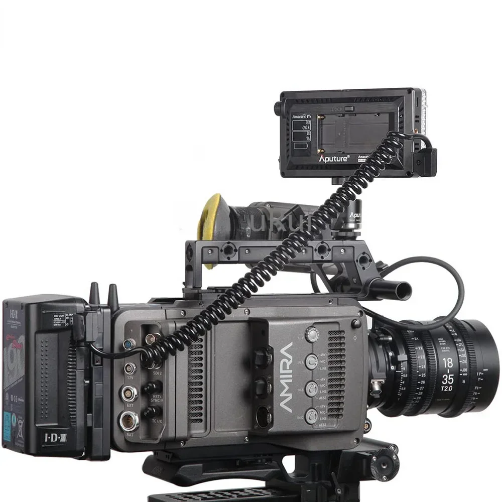 Aputure AL-F7 LED 사진 채우기 라이트 휴대용 조절 가능한 셀카 라이트 비디오 인터뷰 소형 SLR 카메라 휴대용 라이트