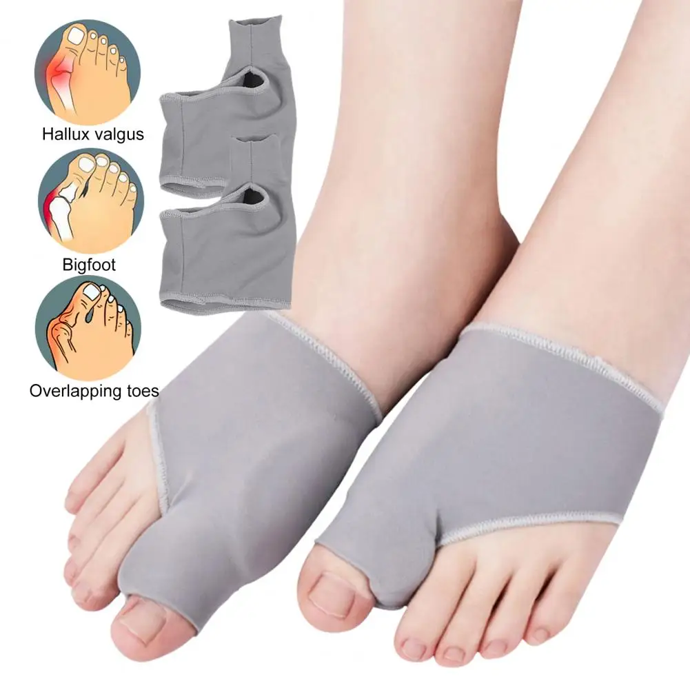 Toe Separators Toe Corrector Toe Spreader Finger Toe Separator 1 Pair Toe Corrector Abrasion Resistant Breathable Elastic Toe Separator Hallux Valgus Bunion Corrector Sock for Men Women