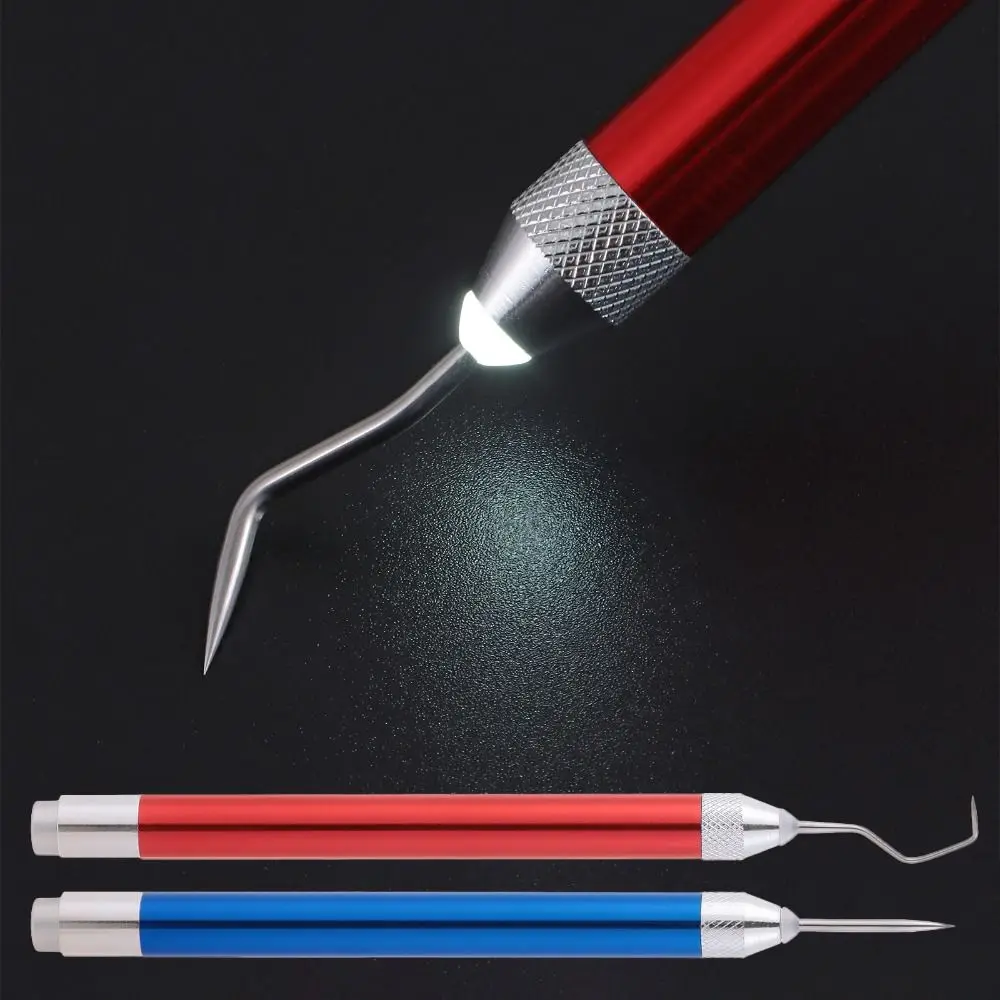 Handheld Anti-Slip Vinyl Weeding Pen com ganchos, luz LED, ferramenta de instalação, projetos de vinil