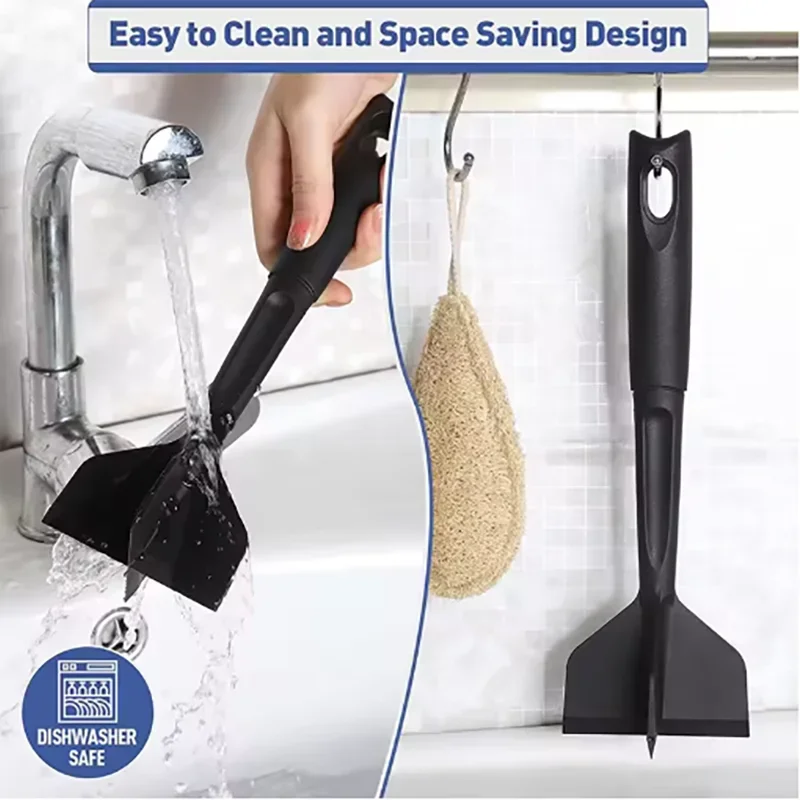 1pcs Kitchen Meat Chopper Ground Beef Masher Mixing, Grinding and Pounding Spatula Meat Scraper for Mincing Meat