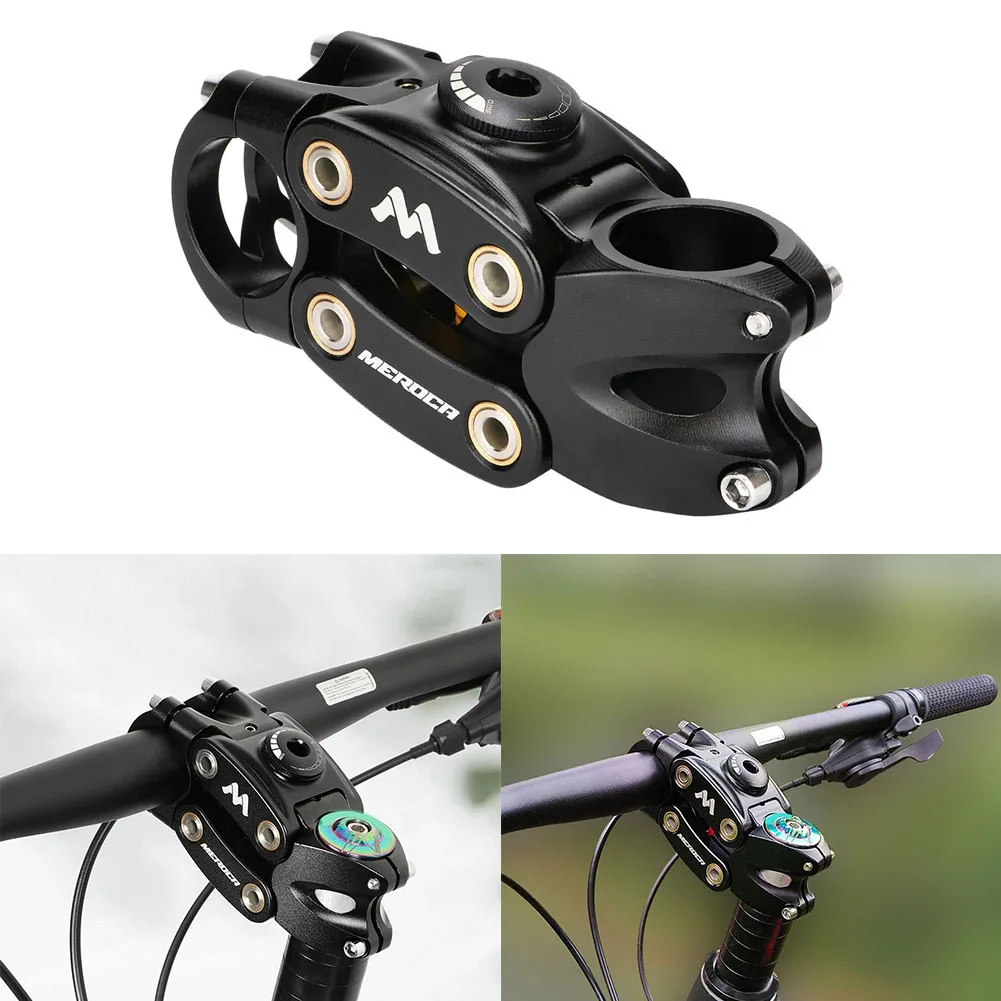 ShockAbsorberSuspensionStem7RiseAdjustableBicycleHandlebarStem