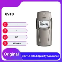 Unlocked Original 8910 Single Sim GSM 900/1800 2G Bluetooth Mobile Phone Russian Arabic  Keyboard Made in Finland