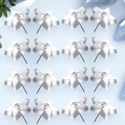 50개 투명 별 모양 푸시핀 귀여운 써머핀 코르크보드 벽걸이 장 포스터 사진 고정용 핀 홈 오피스용
