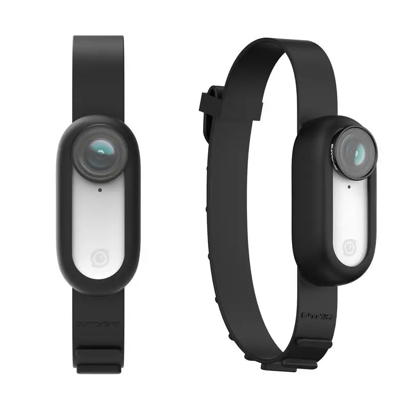 

Ремешок для камеры силиконовый защитный чехол для Insta360 GO 2 наручный ремешок для ладони рюкзак полосатый велосипедный ремешок кошка воротник аксессуары