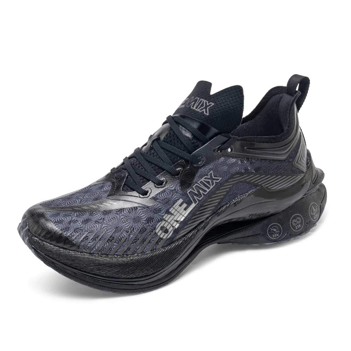 Running Shoes Men Carbon Plate Marathon Anti-slip Ultra-light Rebound Athletic