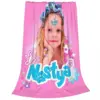 Cute Like Nastya Blankets Coral Fleece Plush Summer Air Conditioning Kawaii Cartoon Throw Blanket for Sofa Car Bedding Throws 4