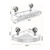 Shower Room Suction Cup Storage Shelf Basket Home Bathroom Organizer floating Shelf Decorative Easy Install Bathroom Accessories 3