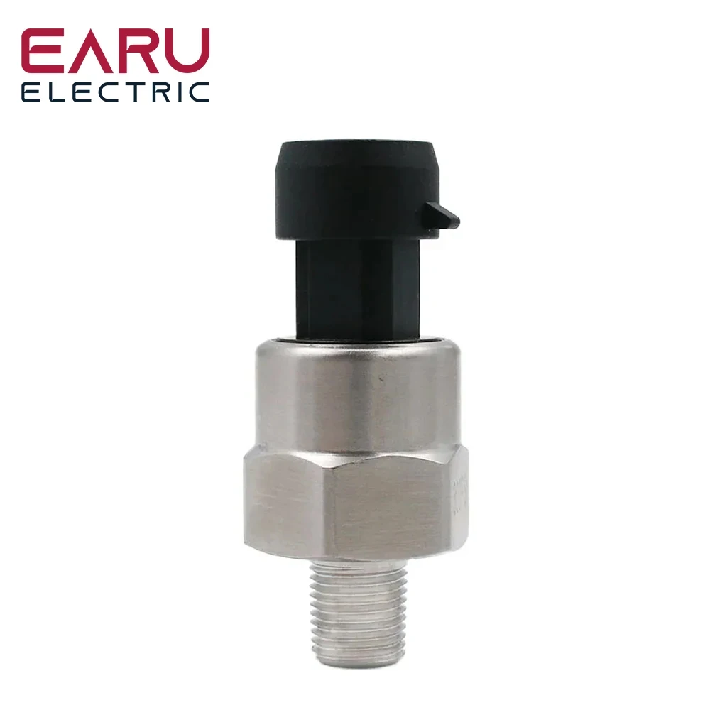 DC 5V 1/8NPT Pressure Transducer Transmitter Sensor Stainless Steel Oil Air Wate
