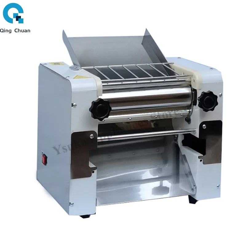 Electric Dough Roller Stainless Steel Dough Sheeter Noodle Pasta Dumpling Maker Machine 220V 110V