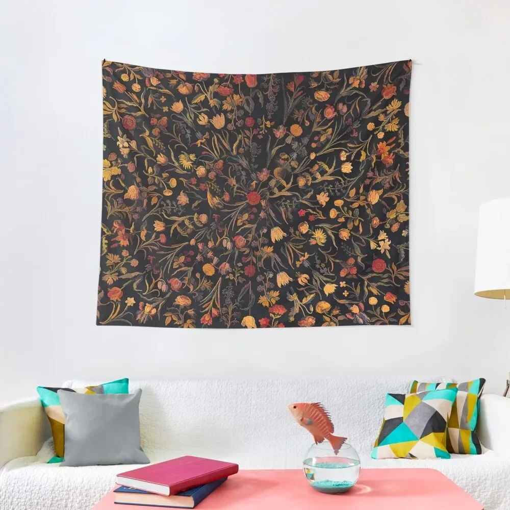 

Midnight Floral Tapestry Room Decor Cute Decoration Aesthetic Aesthetic Room Decor Wall Hanging Decor Tapestry