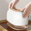 Nordic Striped Tissue Box Holder High Quality Toilet Paper Box Table Napkin Holder Car Tissue Paper Dispenser Home Decoration 3