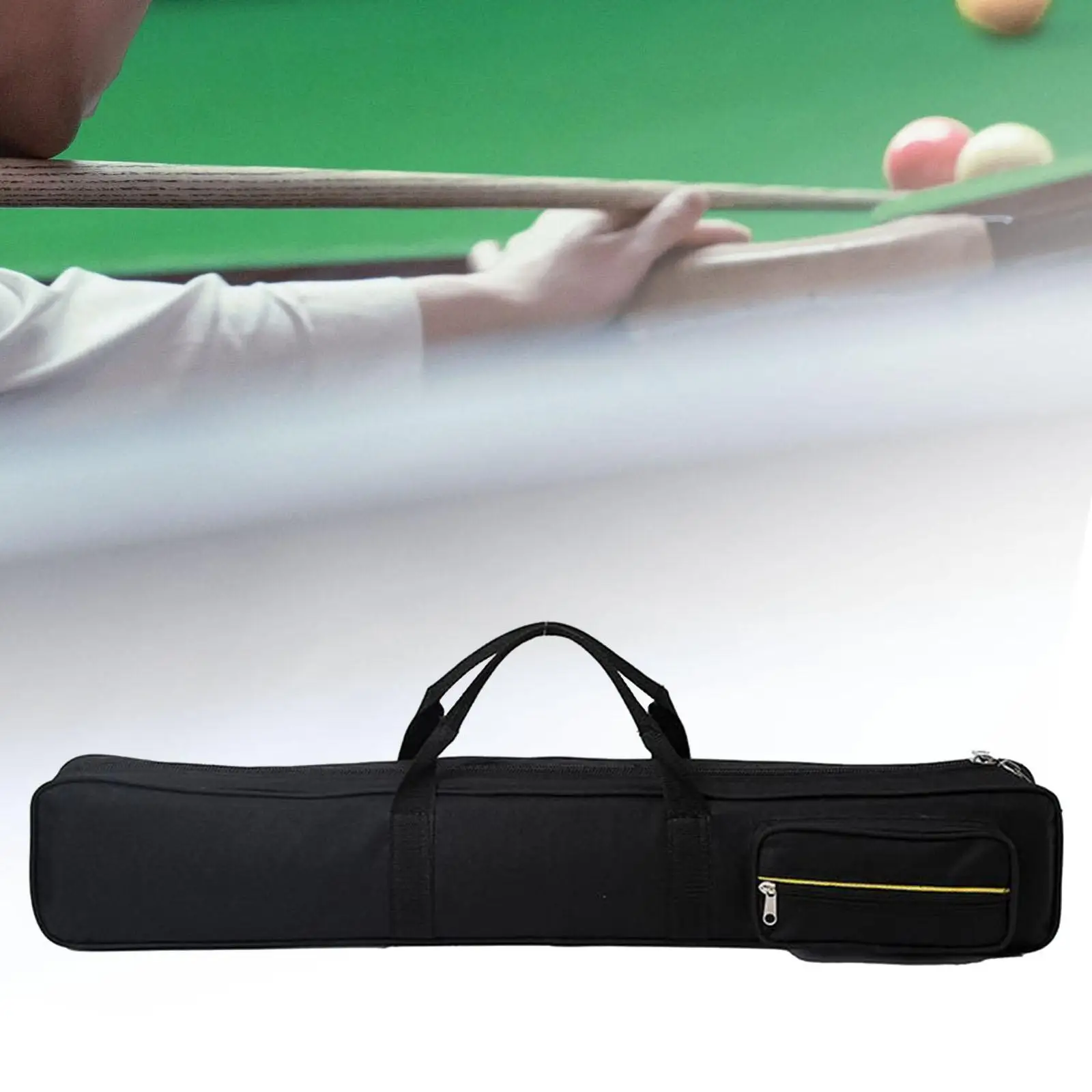 Billiards Pool Case Pool Cue Bag 1/2 Cue Case Protector Oxford Cloth Carrier Billiard Rod Storage Bag Pool Cue Storage Pouch