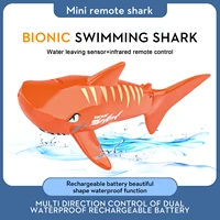 Remote Control Shark Boat Mini Submarine Robot Simulation Fish Summer Pool Play Water Gifts Electric Toys For Kids Boys Children 2