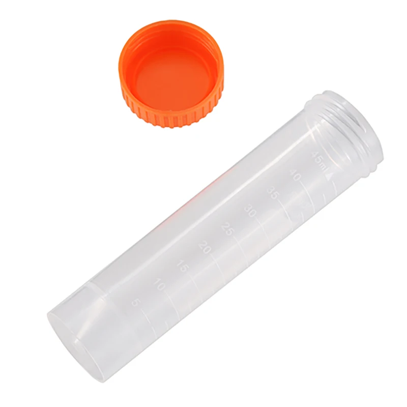 Plastic Test Tubes Centrifuge Tube 25Pcs/bag 50ml Plastic Screw Cap