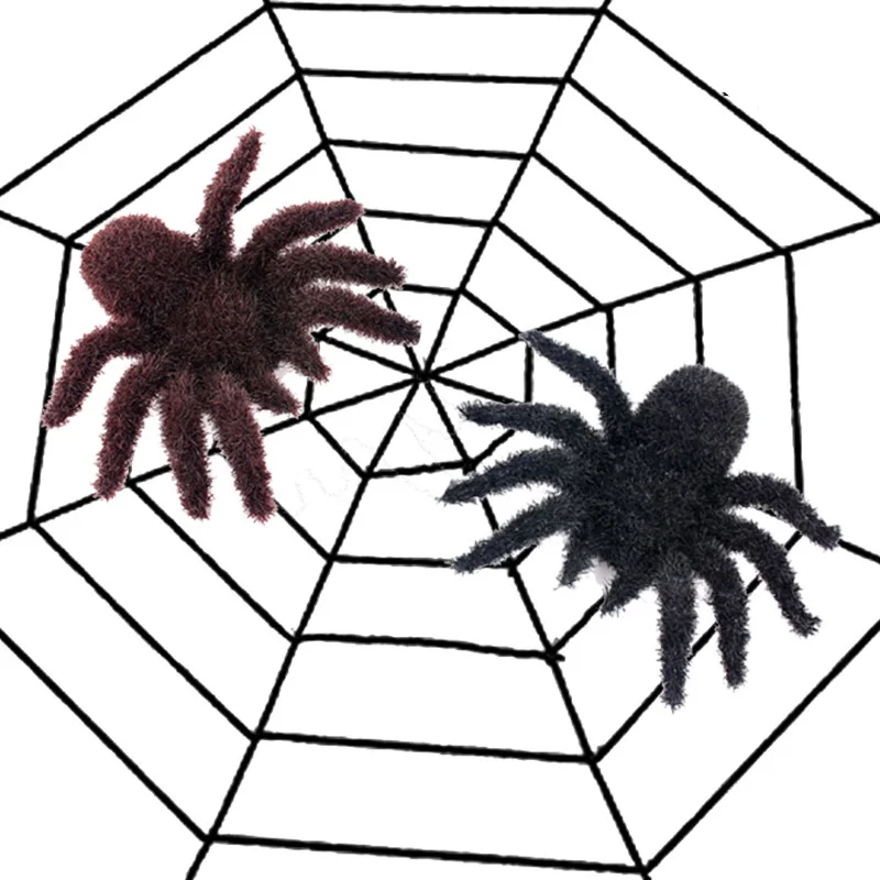 

Украшение на Хэллоуин, искусственные украшения, реквизит, открытый черный паук для мероприятий, уличные аксессуары, декор для Хэллоуина, дом с привидениями