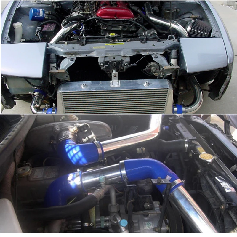 57mm Tube Intercooler Alliage 6061 Raccord Double Tête 150mm 5.9(L