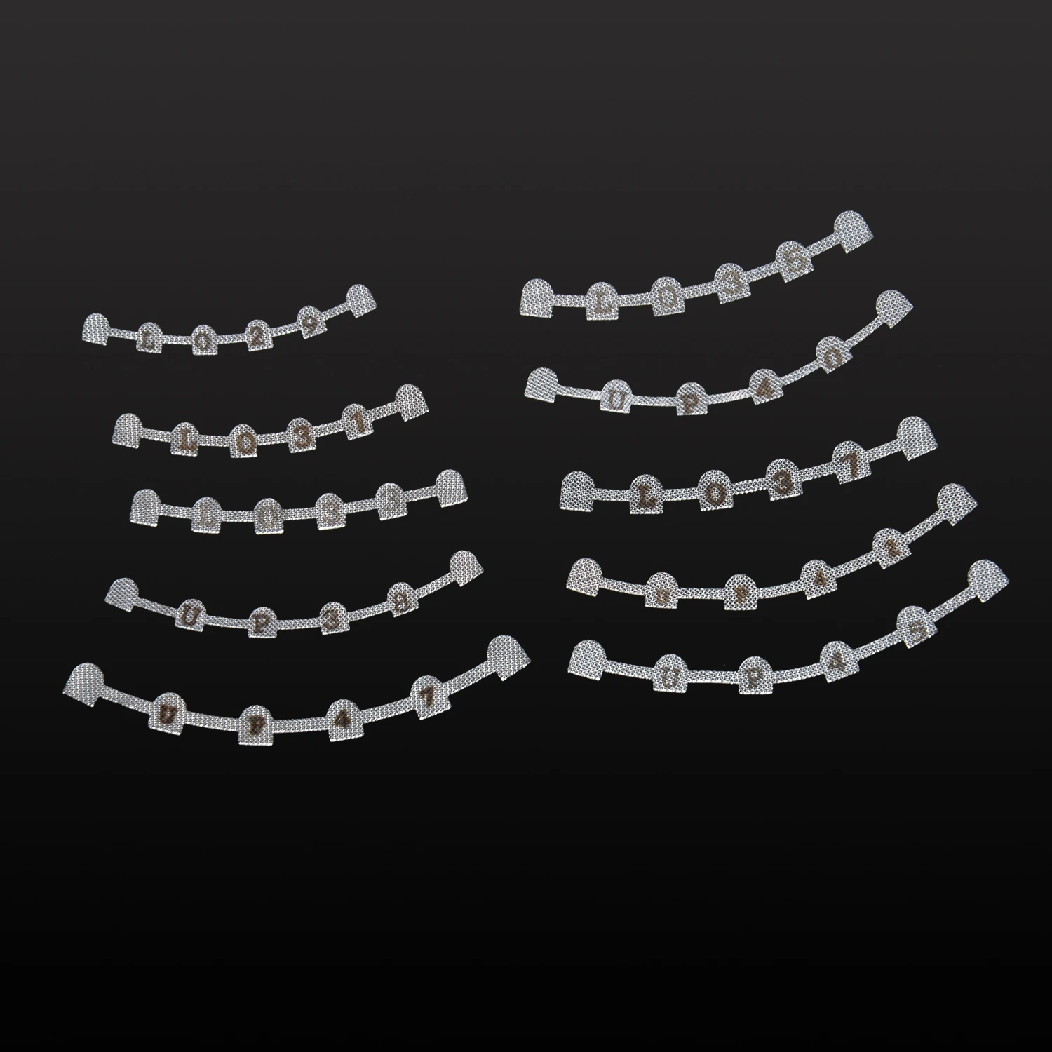10 Stück/Packung AZDENT Dental Kieferorthopädischer Lingualer Retainer mit Lasermarkierung U38 # -47 # Oberes L29 # -37 # Niedriger – Detail 6