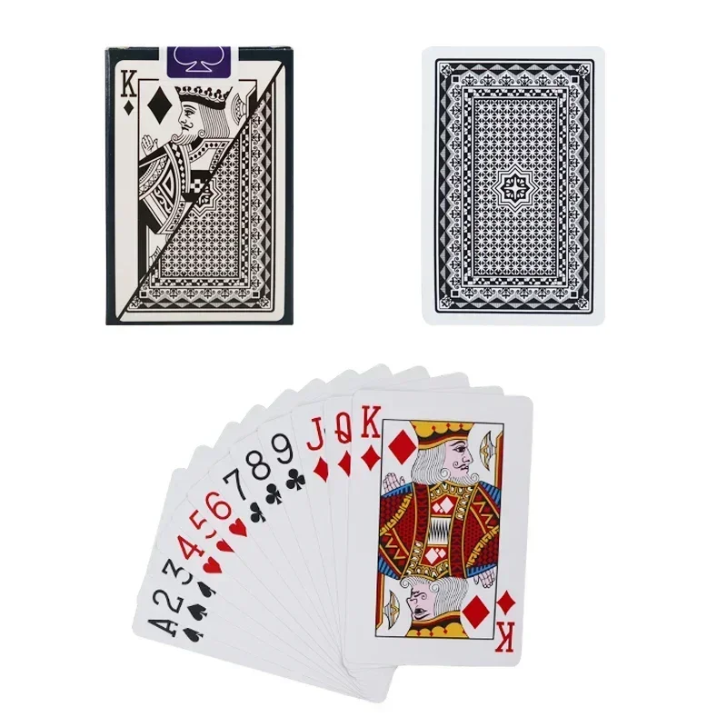 Waterproof 100% PVC New Pattern Plastic Non-fade Adult Playing Game Poker Cards Board Games 58*88mm poker cards No deformation playing cards plastic playing cards