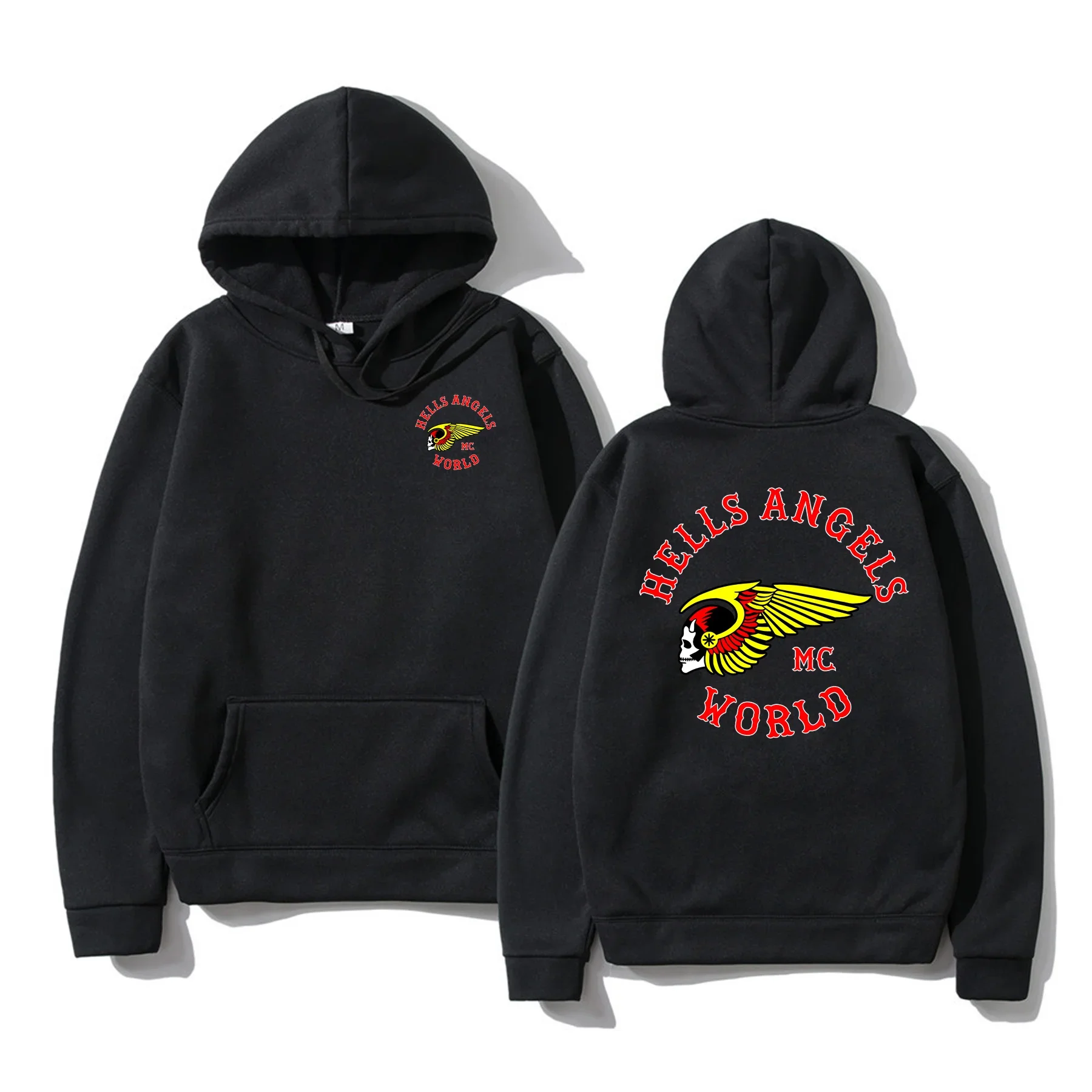 

Amazing Oversized Essential Men Women Hells Angels World Hoodies Graphic Sweatshirts Ladies Y2k Long Sleeves Unisex M-5XL