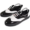 Dark Popping University High School Student Shoes Guy Perfessional Locking Fashion Lacquer Leather Shiny Stage Dance Shoe Male 5