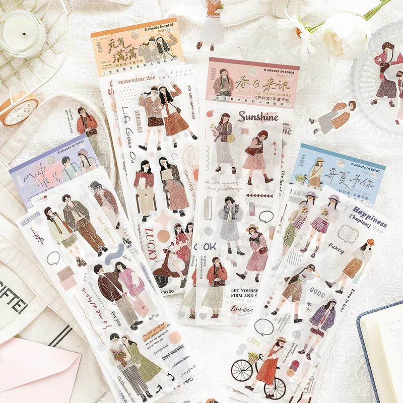 

8packs/LOT Life Market series cute lovely message sticker