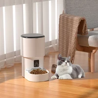 4L WIFI ปุ่มอัตโนมัติ Cat Feeder อัจฉริยะแมวและสุนัขสัตว์เลี้ยง Feeder สมาร์ทสัตว์เลี้ยงอาหารแมวสัตว์เลี้ยง Feeder (ไม่มี 5V 1A ปลั๊ก) 6