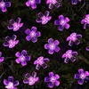 12M 100Leds Solar String Lights Outdoor Waterproof 8 Mode Battery Operated Cherry Flower Light Christmas Garden Party Decoration 2
