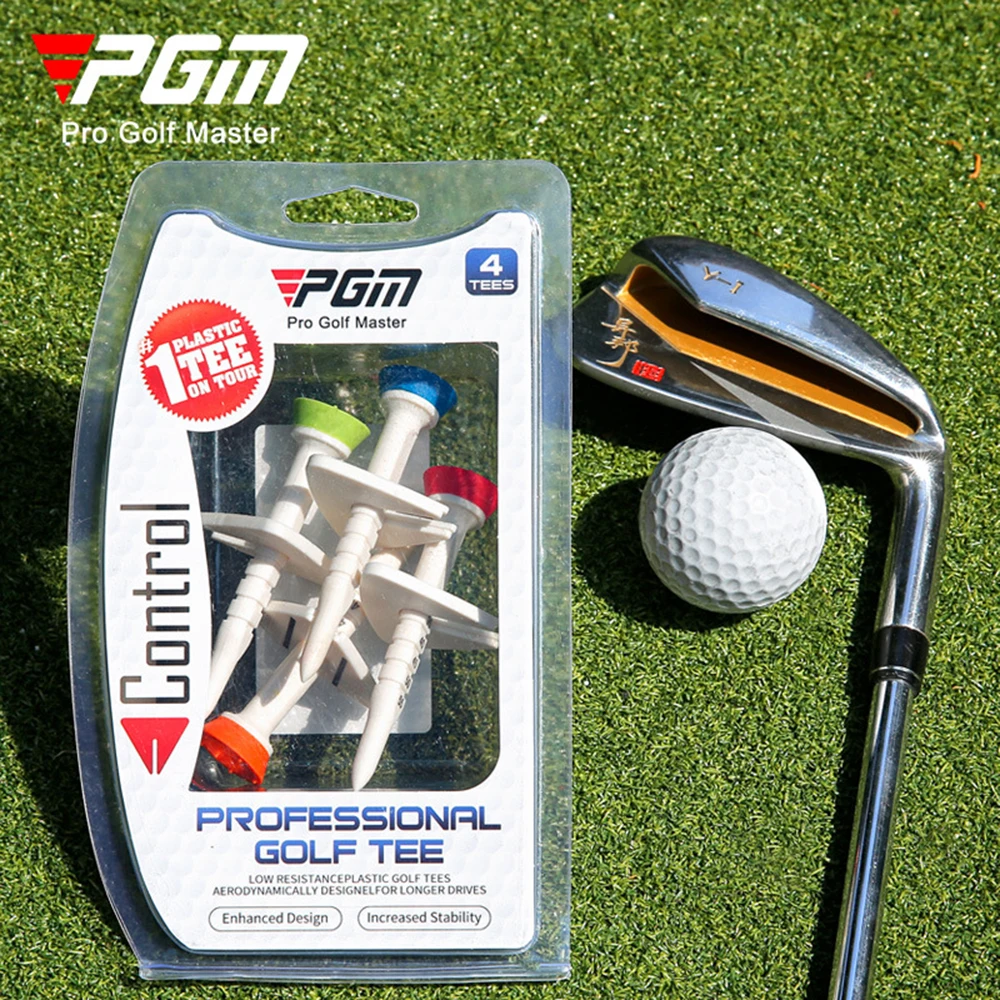 PGM 4 Teile/paket Golfplätze Kunststoff Tees Golf Basis Unterstützung Tees Fahrer Training Zubehör Golfplätze Halter Einstellbare Höhe in 33-55mm – Detail 11