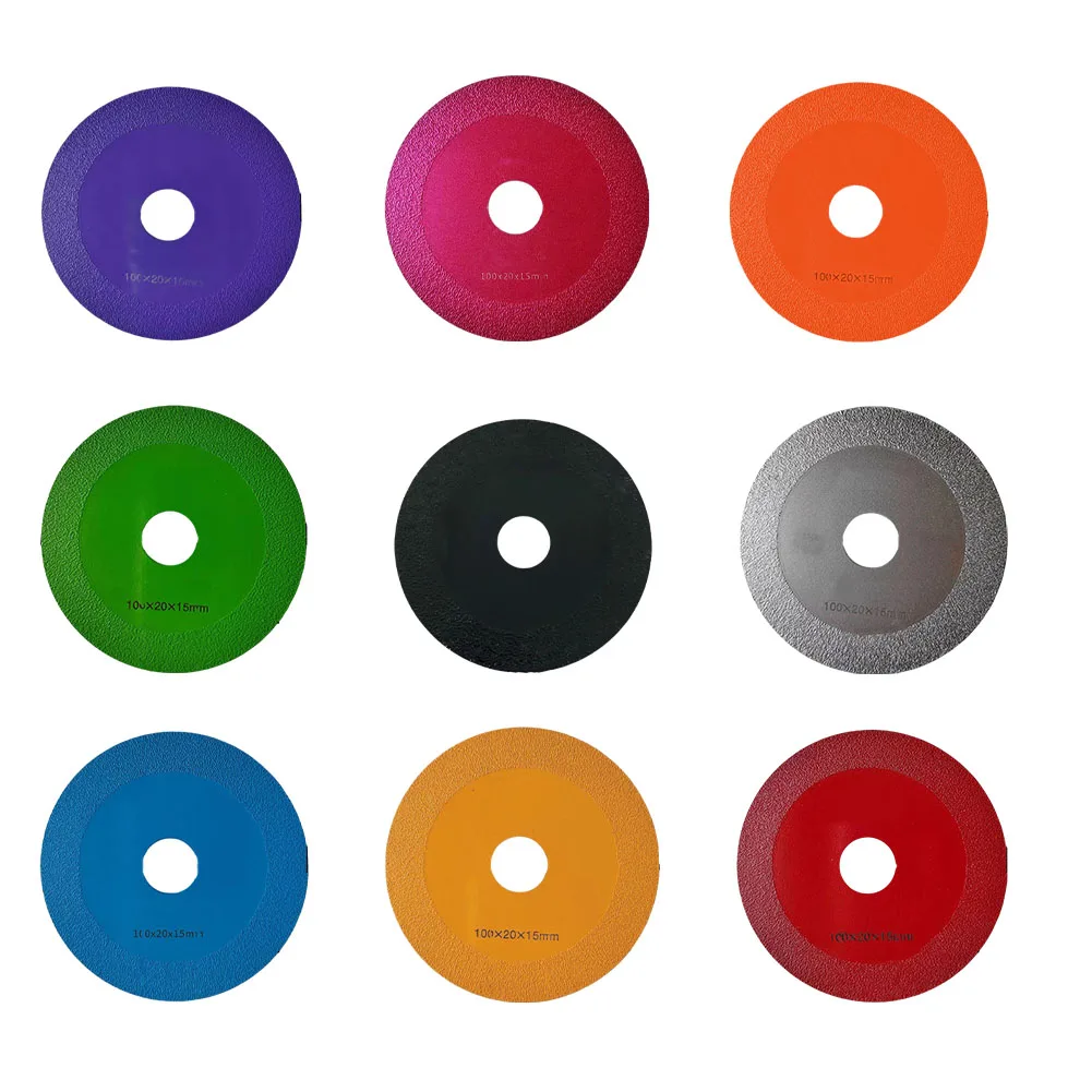 

1pc Grinding Wheel Glass Cutting Disc 100x20x15mm Saw Blade Diamond Marble For Angle Grinder Diamond Blades Power Tool Parts