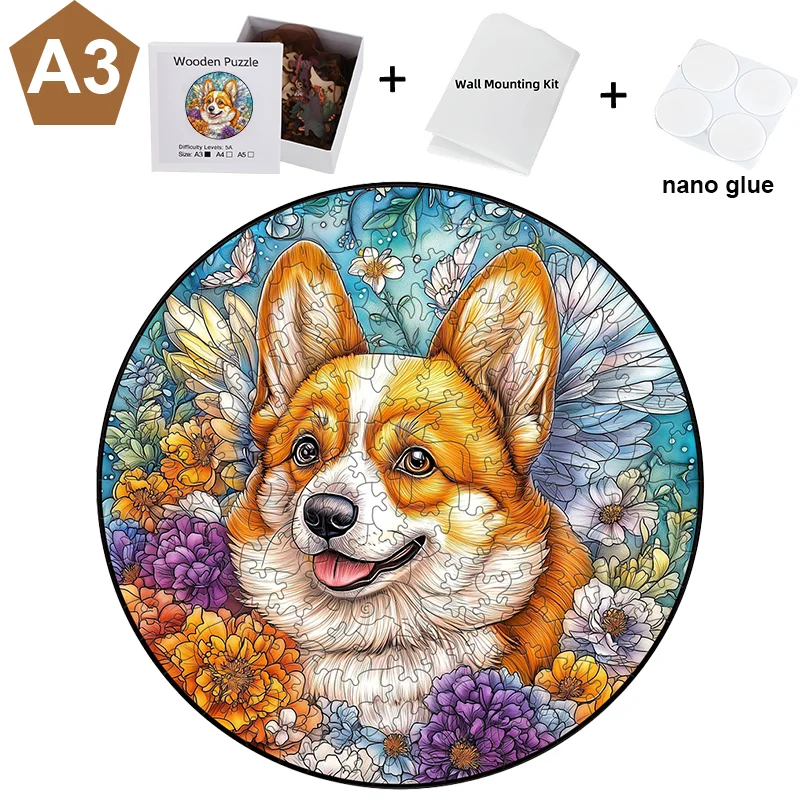 Wooden Jigsaw Puzzle Adult Assembling Toys Wall Decoration Jigsaw Puzzle Children's Educational Jigsaw Puzzle 4