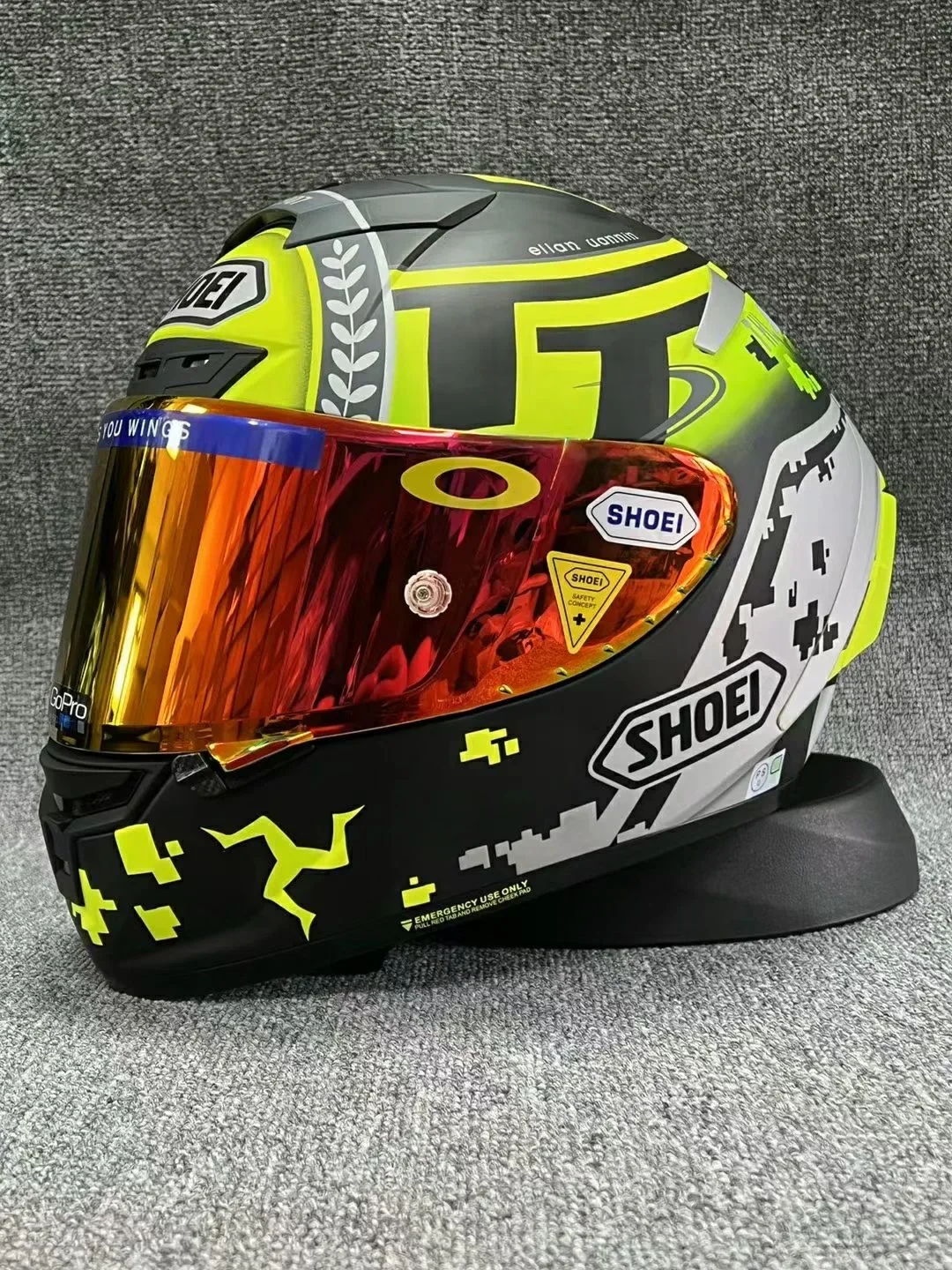 

New Motorcycle Helmet Shoeix14 Isle Of Man Tt X-sprit 3 Green Motocross Racing Motobike Riding Helmet Casco De Motocicleta D