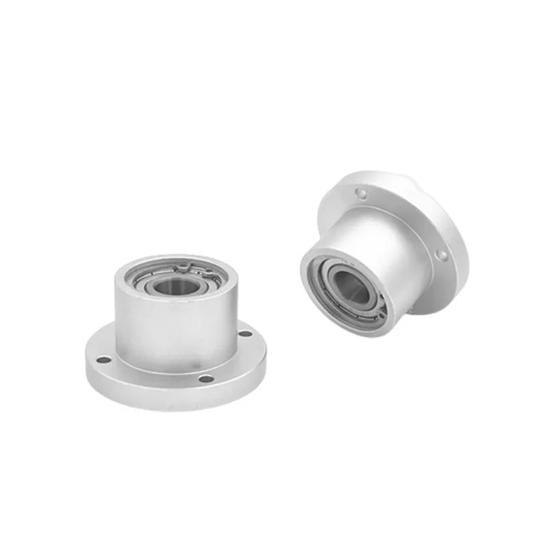 

1pcs Round flange block bearing seat Bearings with Housings Double bearing type mounted bearings Precision balls bearings