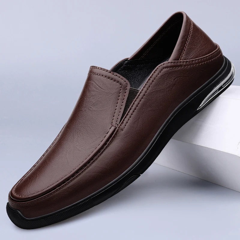 

Classic Brand Men's Genuine Leather Shoes Simple Men's Business Shoes Commuting Men's Casual Shoes Ventilate Men's Formal Shoes