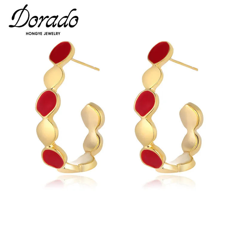 

Dorado New Arrival Irregular Drop Earrings For Women High Quality Metal Party Brincos Modern Female Jewelry 2023 Birthday Gift