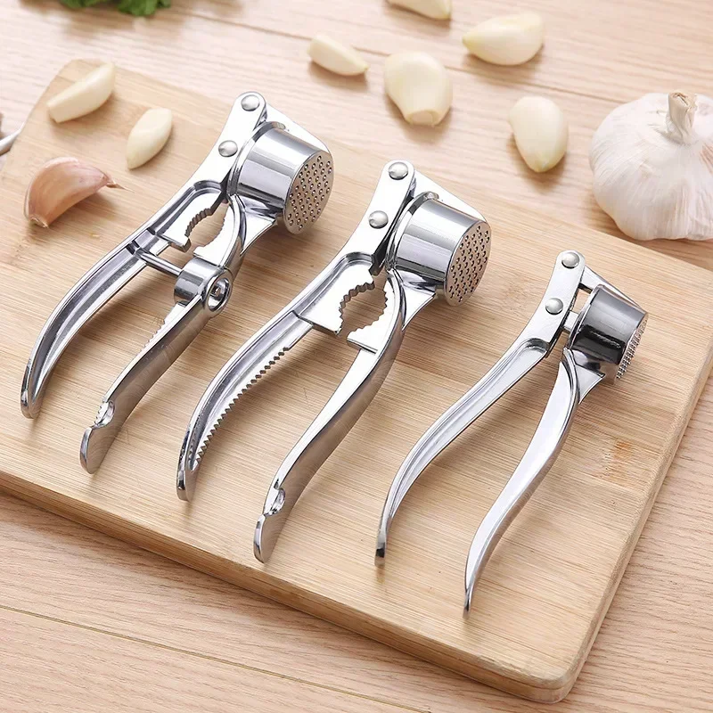 5 in 1 Garlic Press Nut Clip Bottle Opener Multifunction Manual Garlic Mincer Squeezer Handheld Kitchen Tools Kitchen Gadgets