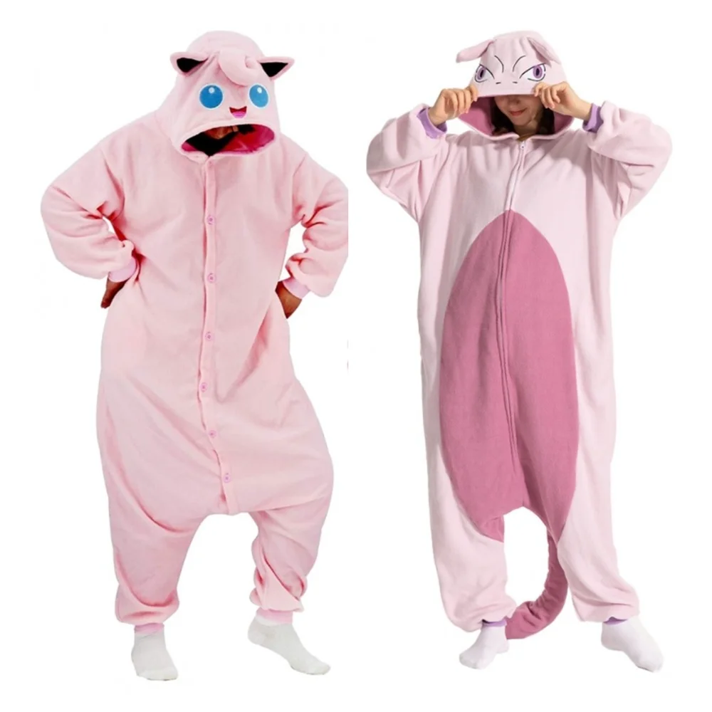 Halloween Onesie For Adult Women Men Animal Kigurumis Pyjamas Cartoon Pajama Homewear Cosplay Party Costumes XXL 4XL animal kigurumis onesies sleepwear for adult cartoon pink pig women pajama winter homewear jumpsuit pajama suit woman rompers