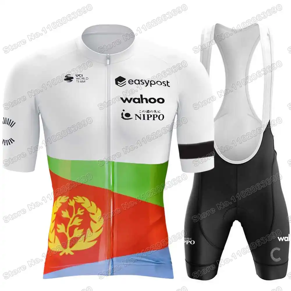 2023 NIPPO Cycling Jersey Set Men Eritrean Champion Cycling Clothing ...